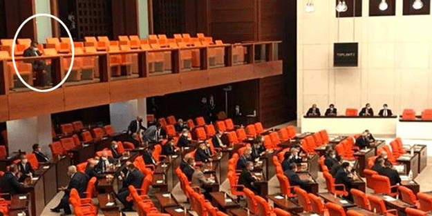 TBMM açılışına damga vuran görüntü! Tek davetli o oldu