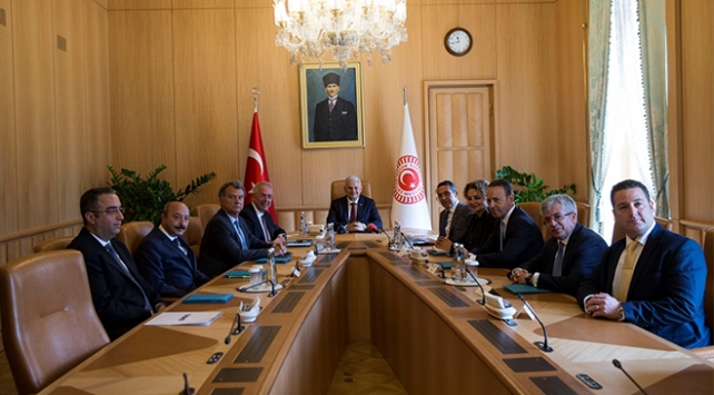 TBMM Başkanı Binali Yıldırım TÜSİAD heyetini kabul etti