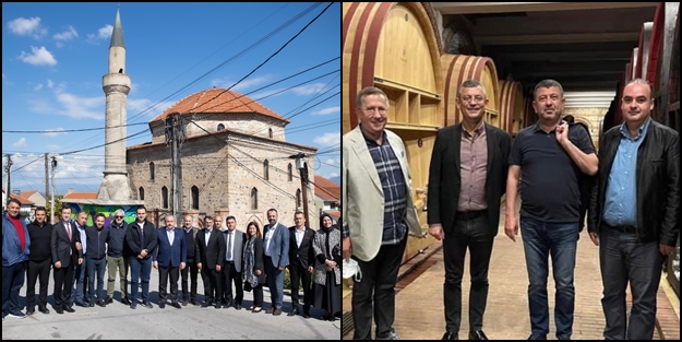 TBMM Başkanı camide, 6'lı masanın ortakları şarap mahzeninde!