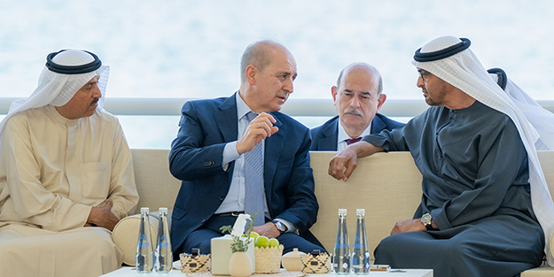 TBMM Başkanı Kurtulmuş BAE Devlet Başkanı Al Nahyan ile görüştü
