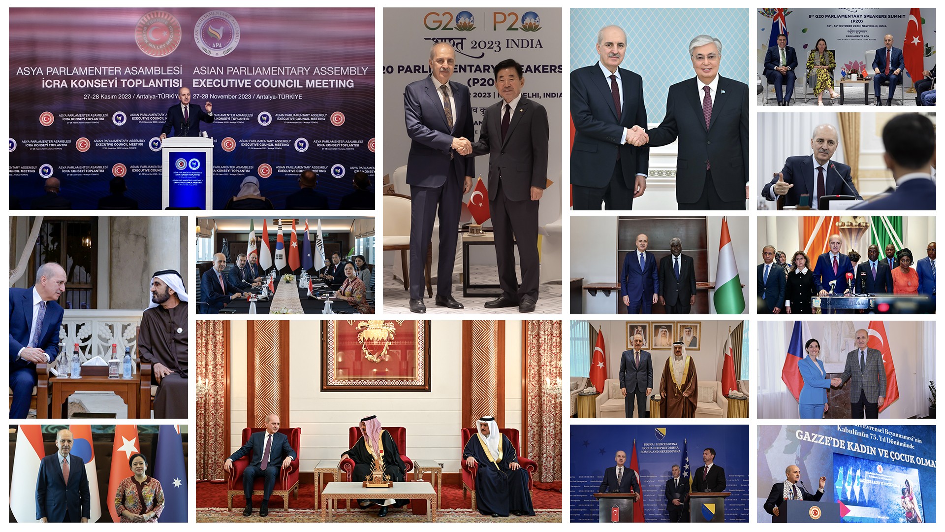 TBMM Başkanı Kurtulmuş, parlamenter diplomasiyi Gazze için yoğunlaştırdı