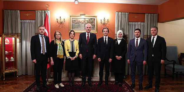 TBMM Başkanı Kurtulmuş, Türkiye’nin Meksika Büyükelçiliğini ziyaret etti