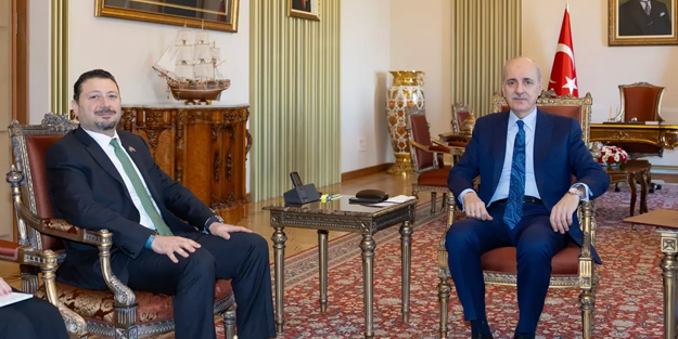 TBMM Başkanı Numan Kurtulmuş, Al-Nasr'ı kabul etti