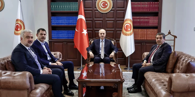 TBMM Başkanı Kurtulmuş, Murat Kurum'u kabul etti