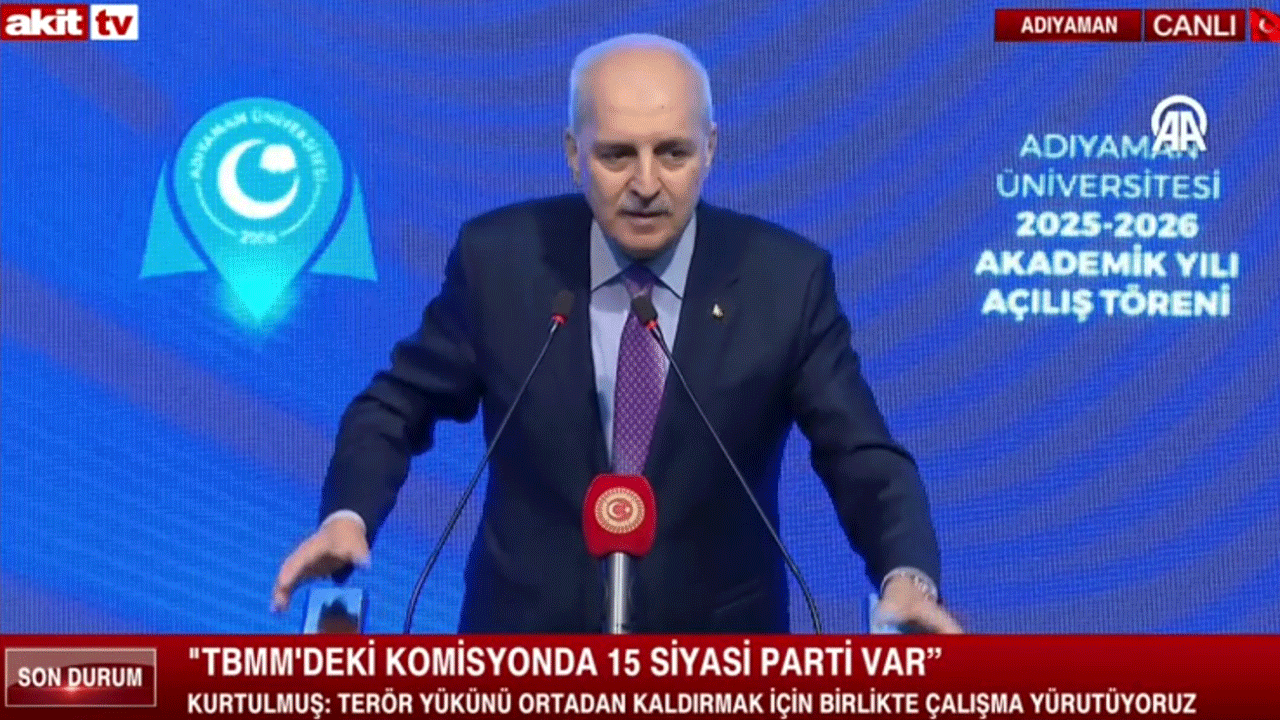 TBMM Başkanı Numan Kurtulmuş: Terör yükünü kaldırmak için çalışıyoruz