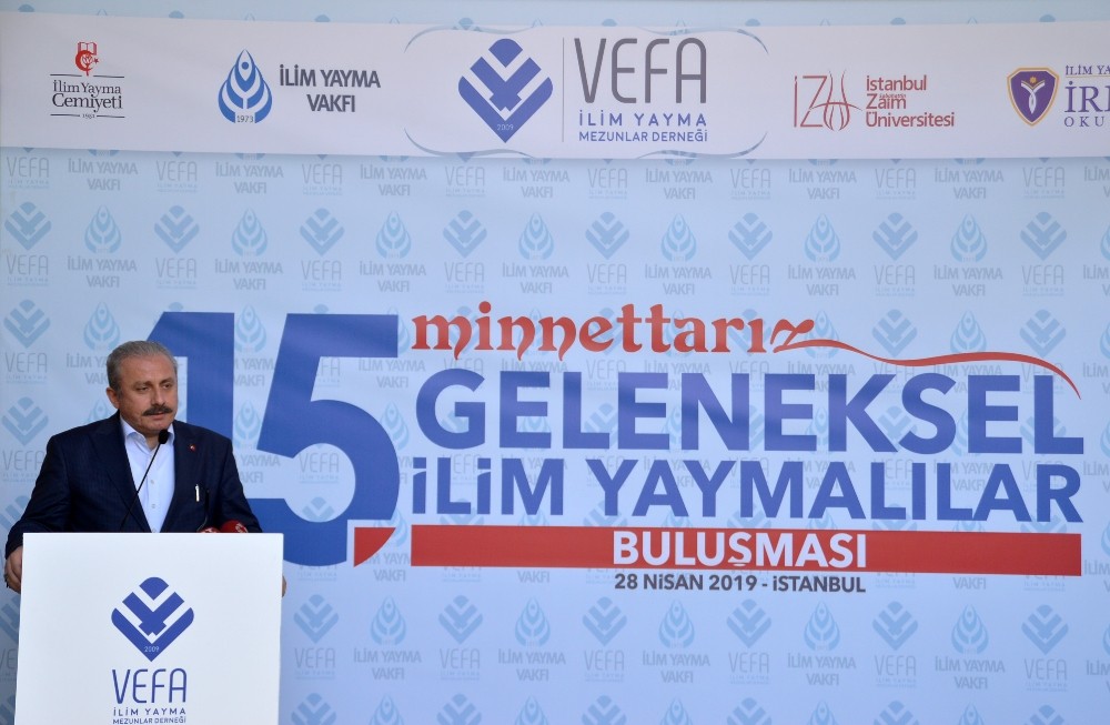 TBMM Başkanı Şentop 15. Geleneksel İlim Yaymalılar Buluşmalarına katıldı 