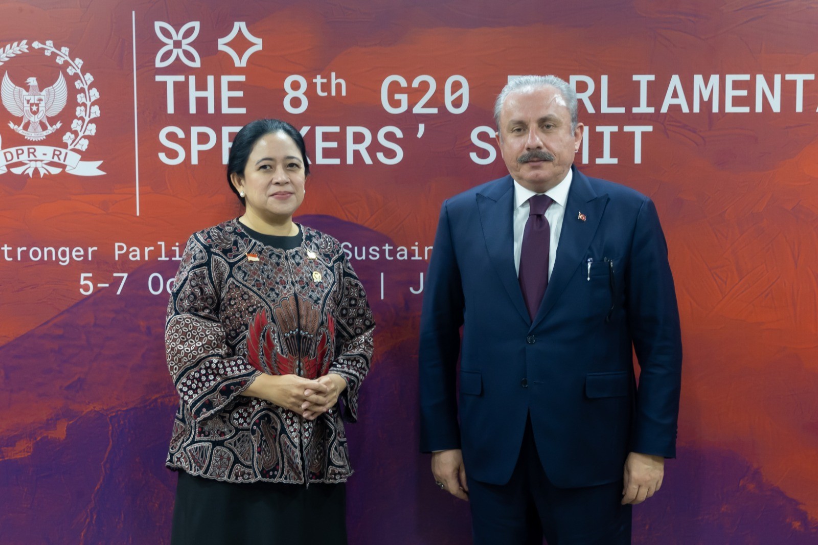 TBMM Başkanı Şentop, Endonezya Temsilciler Meclisi Başkanı Puan Maharani ile görüştü