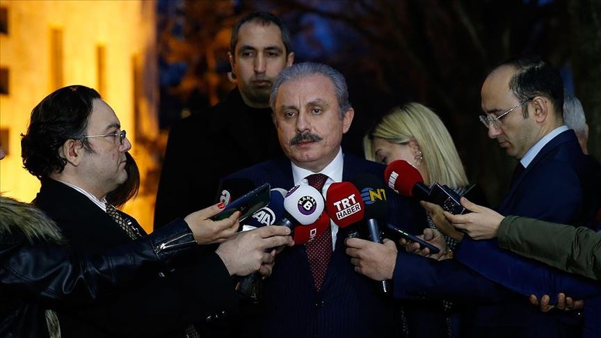 TBMM Başkanı Şentop: TBMM Genel Kurulu salı günü toplanacak