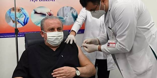 TBMM Başkanı Şentop, üçüncü doz aşısını TURKOVAC oldu