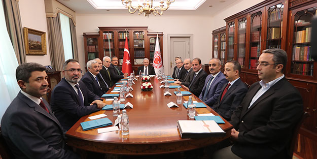 TBMM Başkanı Yıldırım, HSK üyelerini kabul etti