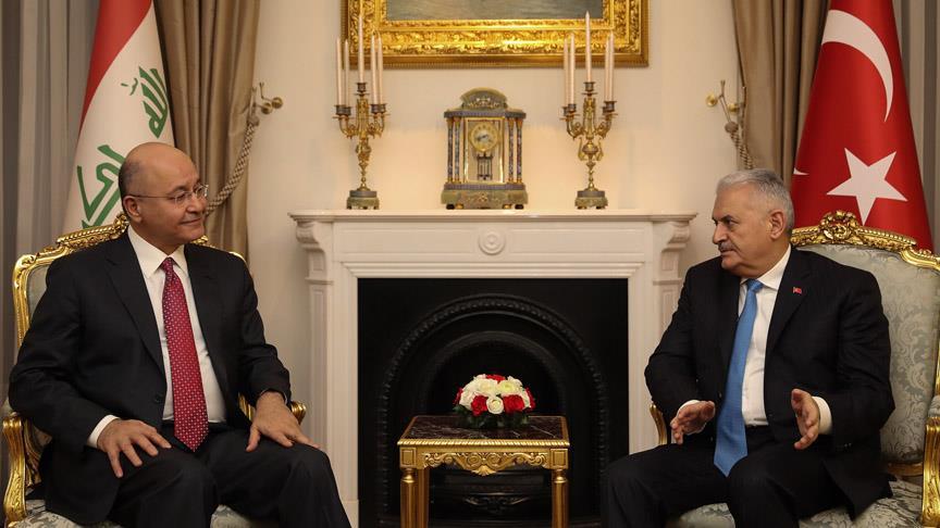 TBMM Başkanı Yıldırım, Irak Cumhurbaşkanı Salih ile görüştü