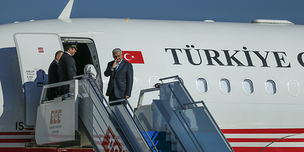 TBMM Başkanı Yıldırım KKTC'ye hareket etti
