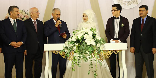 TBMM Başkanı Yıldırım, nikah şahidi oldu