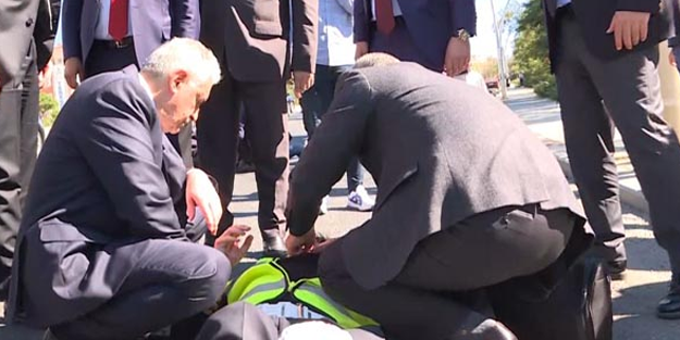 TBMM Başkanı Yıldırım, yaralılarla ilgilendi