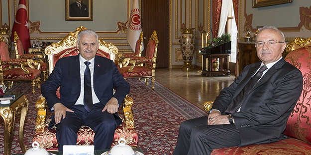 TBMM Başkanı Yıldırım'a Beştepe'den ziyaret