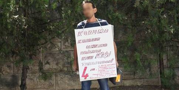 TBMM önünde kendini yakmak istedi