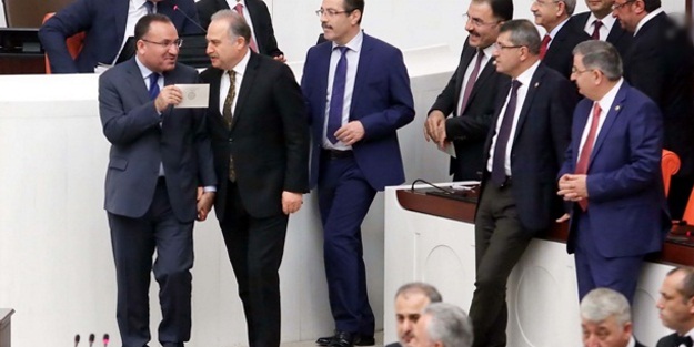 TBMM'de dikkat çeken görüntü