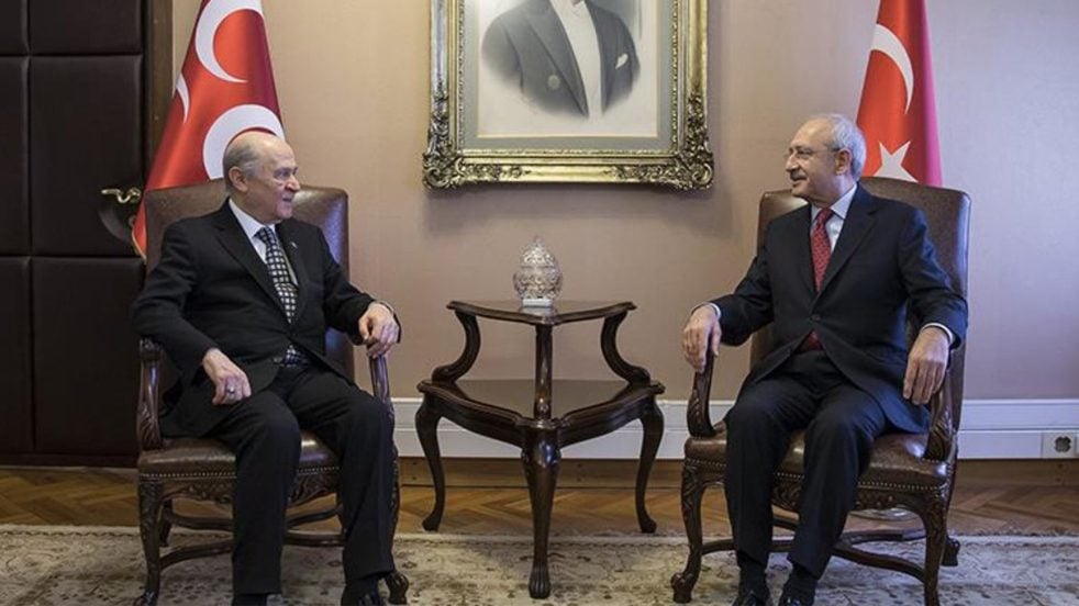 TBMM’de sürpriz görüşme: Bahçeli ile Kılıçdaroğlu bir araya geldi