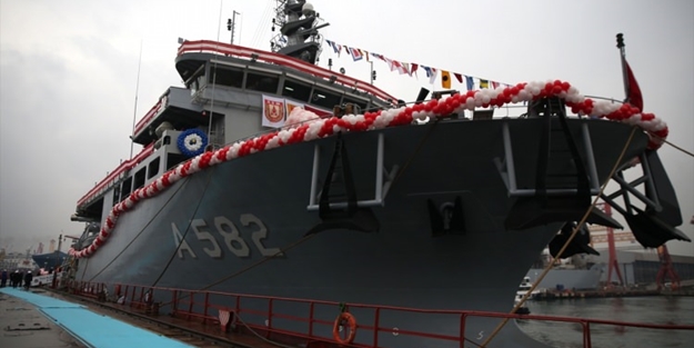 TCG Alemdar Türk donanmasına teslim edildi