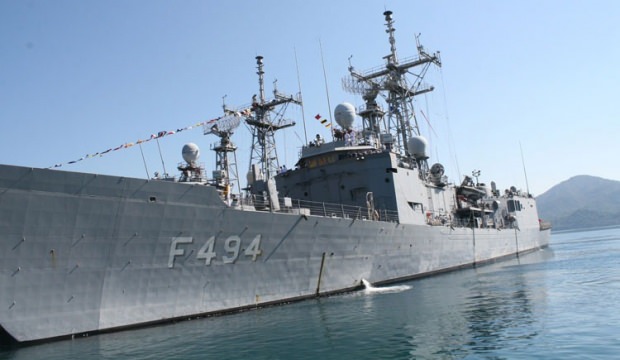 TCG Gökçeada Fırkateyni Katar'a ulaştı