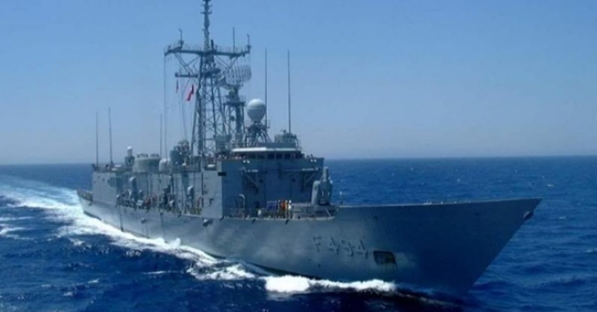 TCG Gökçeada Fırkateyni Katar'a ulaştı