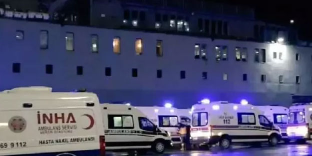 TCG İskenderun gemisi, yaralıları Mersin’e sevk edecek