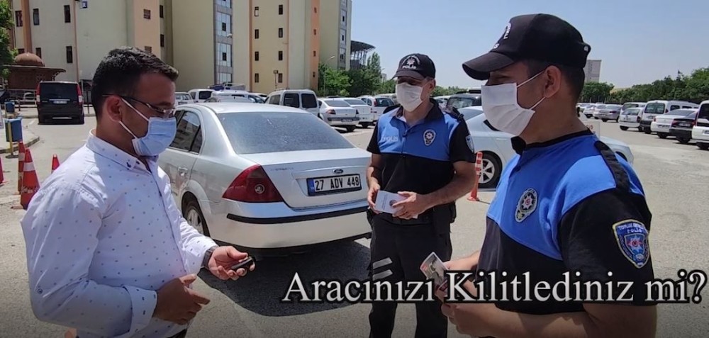 TDP ekiplerinden sinyal kesilerek yapılan oto hırsızlığına karşı klipli uyarı 