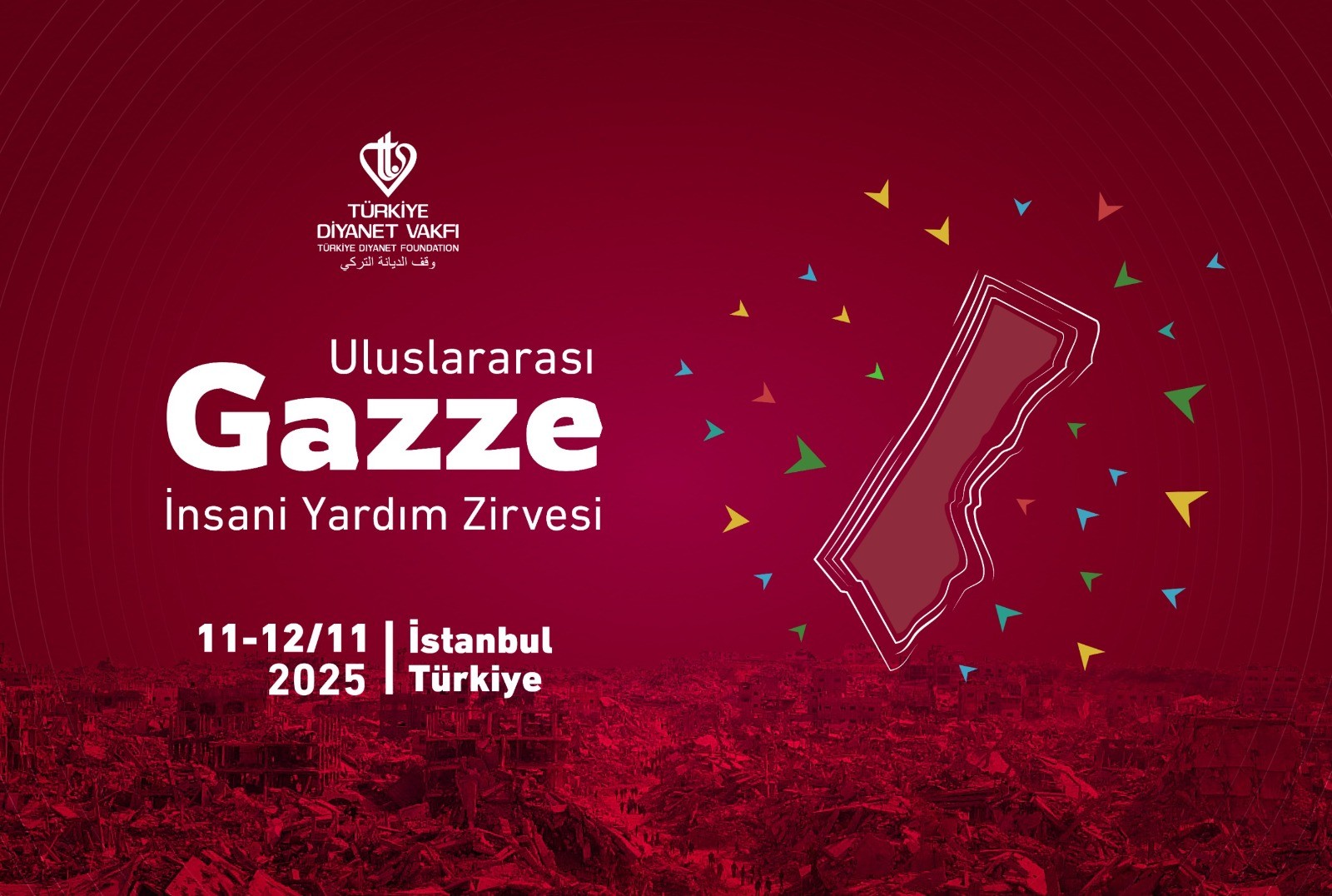 TDV "Uluslararası Gazze İnsani Yardım Zirvesi" düzenleyecek