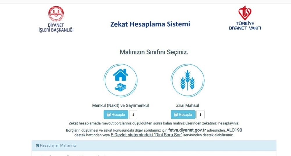 TDV zekat hesaplama modülü zekat hesaplamayı kolaylaştırıyor 