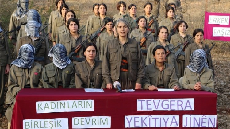 Tecavüzcü PKK'dan Kadınlar günü tiyatrosu!