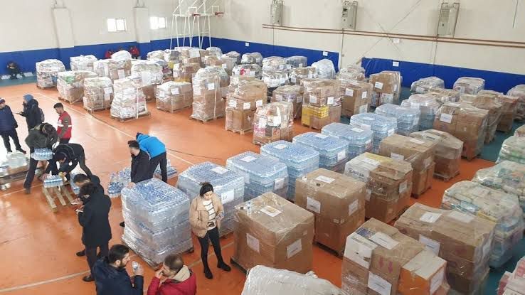 TEF Genel Başkanı Mert Şener açıkladı: 11 tır yardım yaptık!