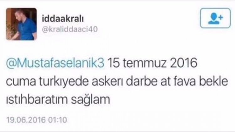 Teğmenden darbe Tweet’i!
