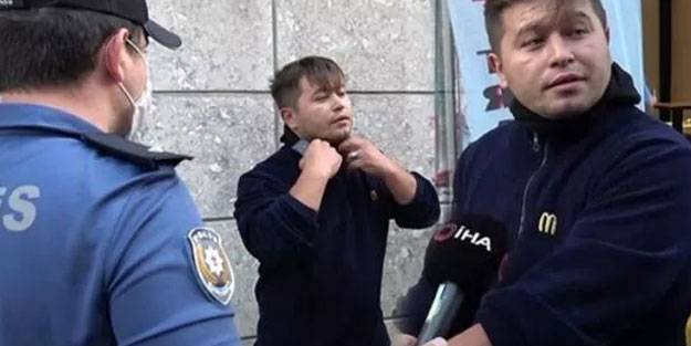Tehditçi kurye yine uslanmadı