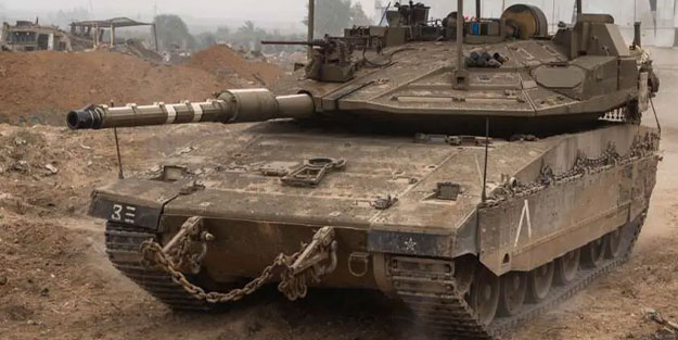 Tek başına İsrail tankını hurdaya çevirdi! Bir oyunmuş gibi davrandı