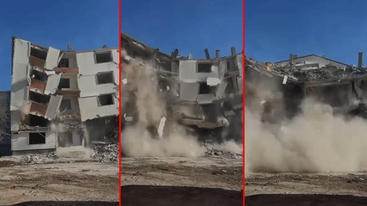 Tek dokunuşla yıkıldı