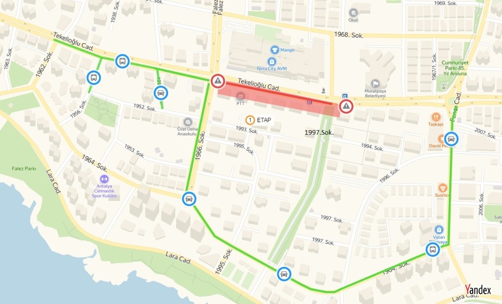 Tekelioğlu Caddesi 10 günlüğüne kapanıyor 