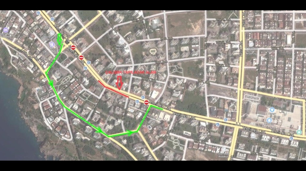 Tekelioğlu Caddesi’nin bir bölümü trafiğe kapanıyor 