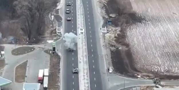 Teker teker avladılar! Rus konvoyu böyle dağıldı