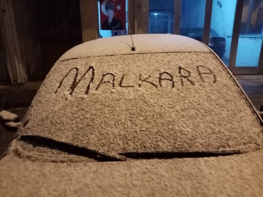 Tekirdağ beyaza büründü 