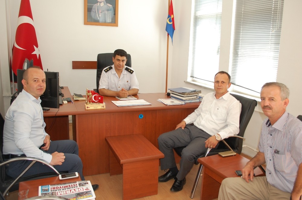 Tekirdağ DSYB’den Malkara jandarmaya ziyaret 