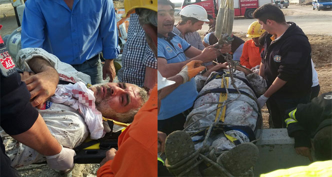 Tekirdağ'da 10 metre derinlikteki kuyuya düştü!