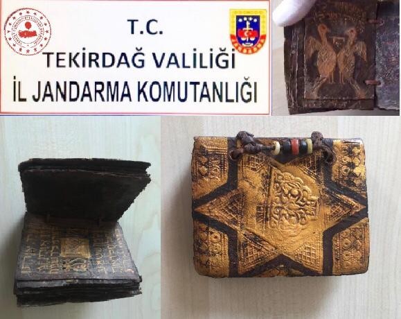 Tekirdağ’da bin 500 yıllık Tevrat tesfiri ele geçirildi 