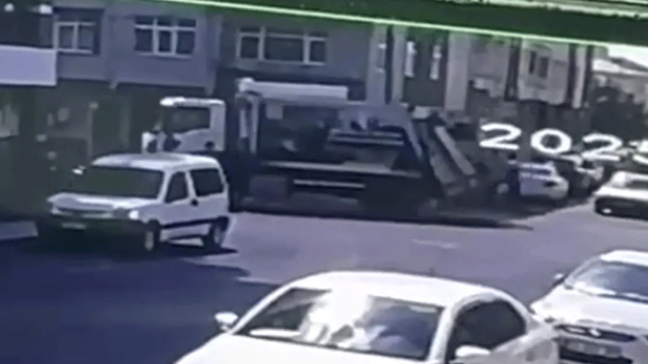 Tekirdağ'da çöp kamyonunun çarptığı yaya hayatını kaybetti!