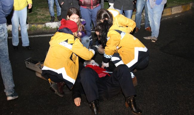 Tekirdağ’da dikkatsizlik trafik kazasını getirdi: 1 yaralı