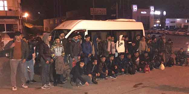 Tekirdağ'da düzensiz göçmenler yakalandı