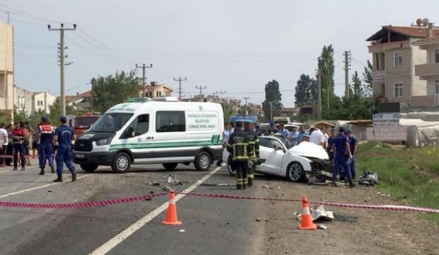 Tekirdağ’da feci kaza: 3 kişi öldü
