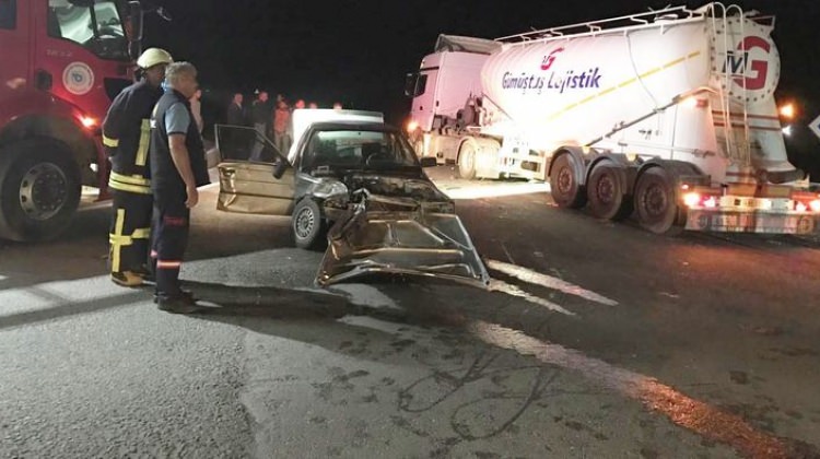 Tekirdağ'da feci kaza!