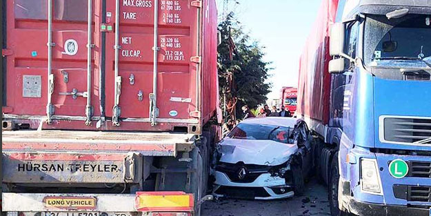 Tekirdağ'da feci kaza