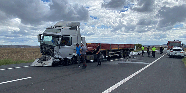 Tekirdağ'da feci kaza