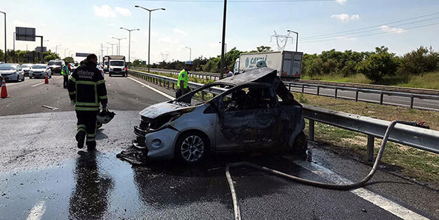 Tekirdağ'da feci kaza' Yanarak can verdiler